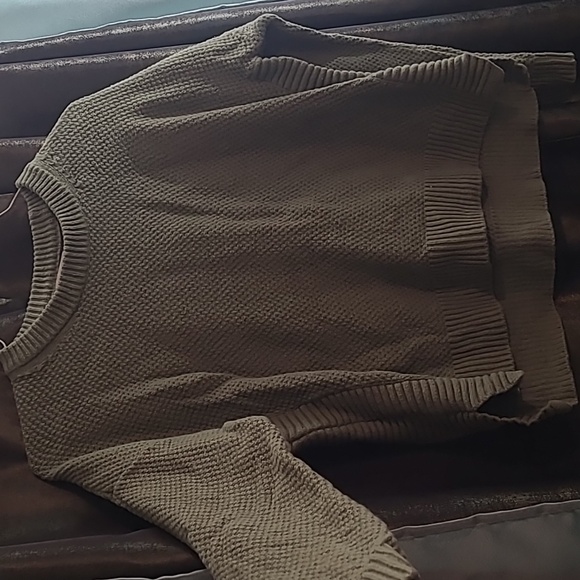 Madewell Textured Knit Sweater in Green - L - Picture 3 of 3